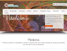 Tablet Screenshot of medicinahomeopatica.com.br